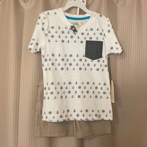 Boys nautical short set